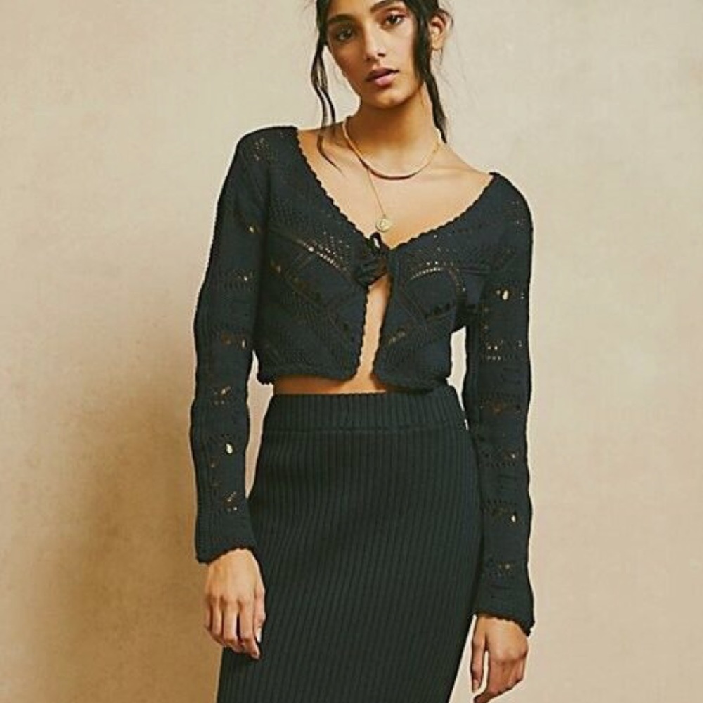 free people beach crochet top